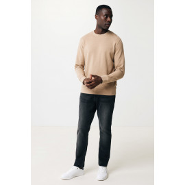 Iqoniq Denali recycled cotton crew neck undyed