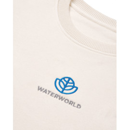 Iqoniq Denali recycled cotton crew neck undyed