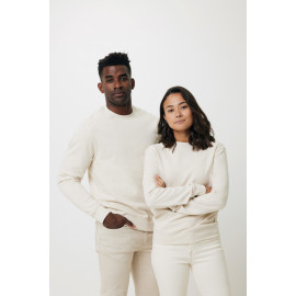 Iqoniq Denali recycled cotton crew neck undyed