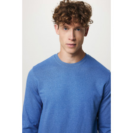 Iqoniq Denali recycled cotton crew neck undyed