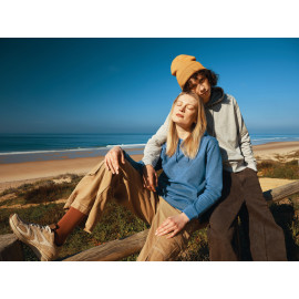 Iqoniq Torres recycled cotton hoodie undyed