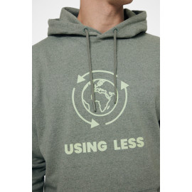 Iqoniq Torres recycled cotton hoodie undyed