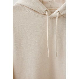 Iqoniq Torres recycled cotton hoodie undyed