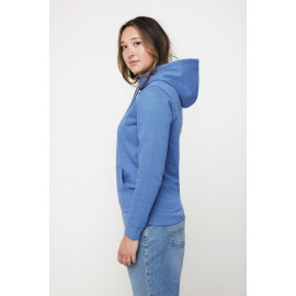 Iqoniq Torres recycled cotton hoodie undyed
