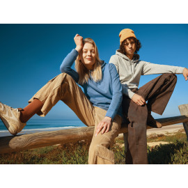 Iqoniq Torres recycled cotton hoodie undyed
