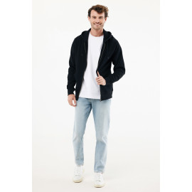 Iqoniq Abisko recycled cotton zip through hoodie