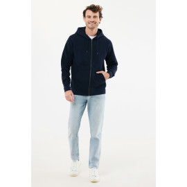Iqoniq Abisko recycled cotton zip through hoodie