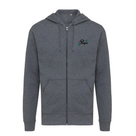 Iqoniq Abisko recycled cotton zip through hoodie