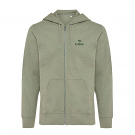 Iqoniq Abisko recycled cotton zip through hoodie
