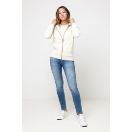 Iqoniq Abisko recycled cotton zip through hoodie