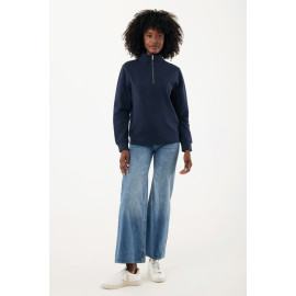 IQONIQ Elgon recycled cotton quarter zip sweater IQONIQ Elgon recycled cotton quarter zip sweater