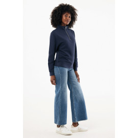 IQONIQ Elgon recycled cotton quarter zip sweater IQONIQ Elgon recycled cotton quarter zip sweater