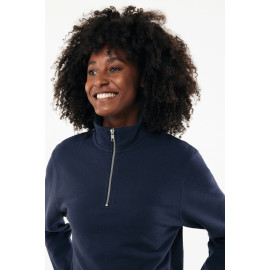 IQONIQ Elgon recycled cotton quarter zip sweater IQONIQ Elgon recycled cotton quarter zip sweater