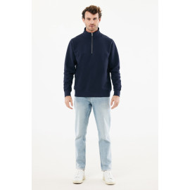 IQONIQ Elgon recycled cotton quarter zip sweater IQONIQ Elgon recycled cotton quarter zip sweater