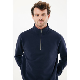 IQONIQ Elgon recycled cotton quarter zip sweater IQONIQ Elgon recycled cotton quarter zip sweater