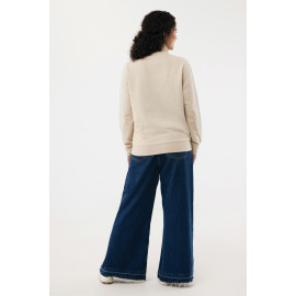 IQONIQ Elgon recycled cotton quarter zip sweater IQONIQ Elgon recycled cotton quarter zip sweater