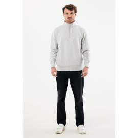 IQONIQ Elgon recycled cotton quarter zip sweater IQONIQ Elgon recycled cotton quarter zip sweater