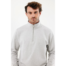IQONIQ Elgon recycled cotton quarter zip sweater IQONIQ Elgon recycled cotton quarter zip sweater