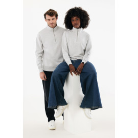 IQONIQ Elgon recycled cotton quarter zip sweater IQONIQ Elgon recycled cotton quarter zip sweater