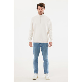 IQONIQ Elgon recycled cotton quarter zip sweater IQONIQ Elgon recycled cotton quarter zip sweater