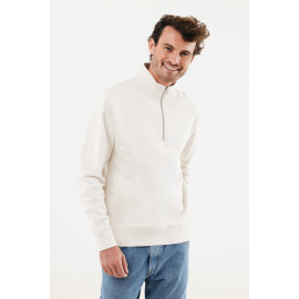 IQONIQ Elgon recycled cotton quarter zip sweater IQONIQ Elgon recycled cotton quarter zip sweater