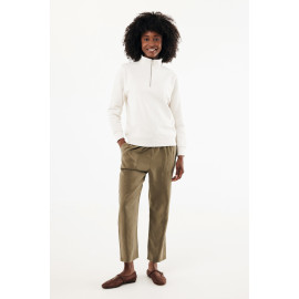 IQONIQ Elgon recycled cotton quarter zip sweater IQONIQ Elgon recycled cotton quarter zip sweater