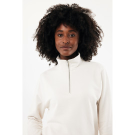 IQONIQ Elgon recycled cotton quarter zip sweater IQONIQ Elgon recycled cotton quarter zip sweater