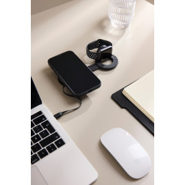 VINGA Baltimore RCS 2-in-1 Wireless 15W Travel Charger
