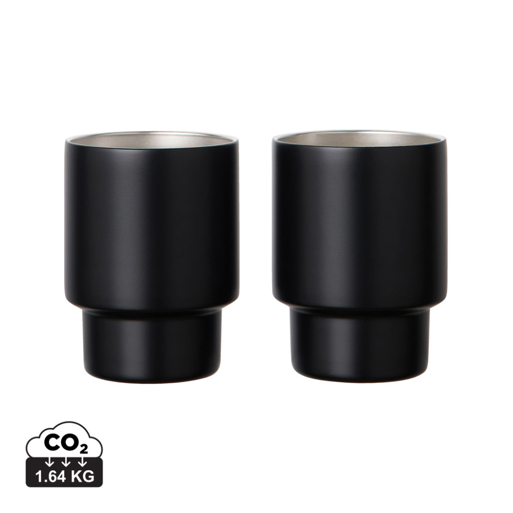VINGA Nagano RCS  recycled SS mugs, set of 2
