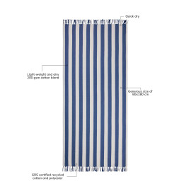 VINGA Ornos GRS recycled cotton hammam towel