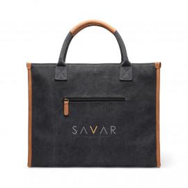 VINGA Bosler RCS recycled canvas office tote