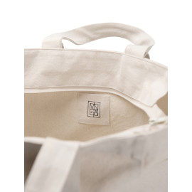 VINGA Hilo AWARE™ recycled canvas zip tote